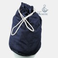 Blue Denim Barrack Bag