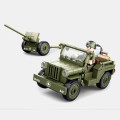 Jeep and cannon toy