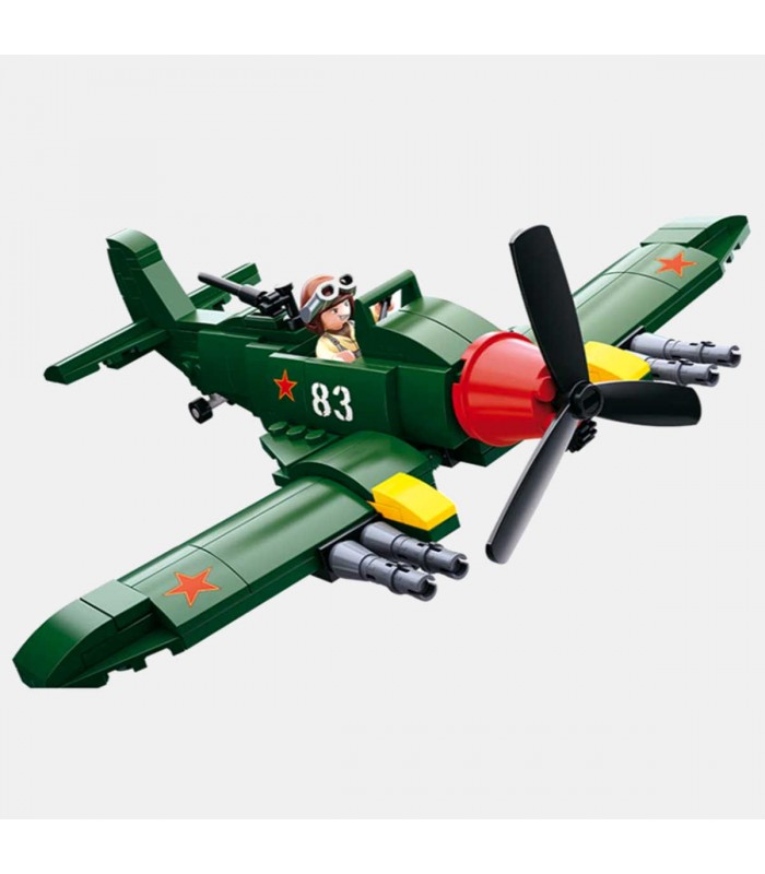 LEGO SLUBAN TOY AVION ZERO JAP PERSONNAGES ARMEE GUERRE ARMY JOUET 44