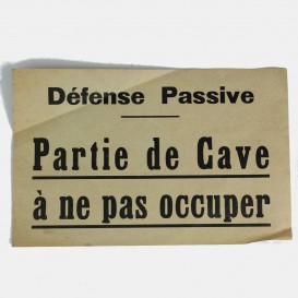 Passive Defense - Cave