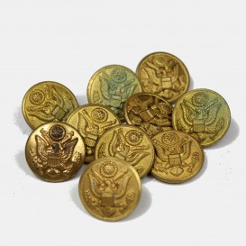 Lot of 23mm US Buttons