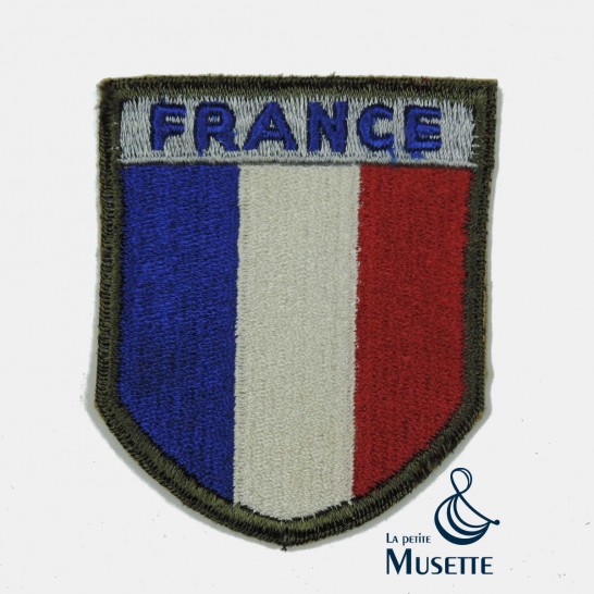 PATCH SSI FRANCE WWII LIBERATION FRENCH ARMY US 1943 1944 WAR INSIGNIA