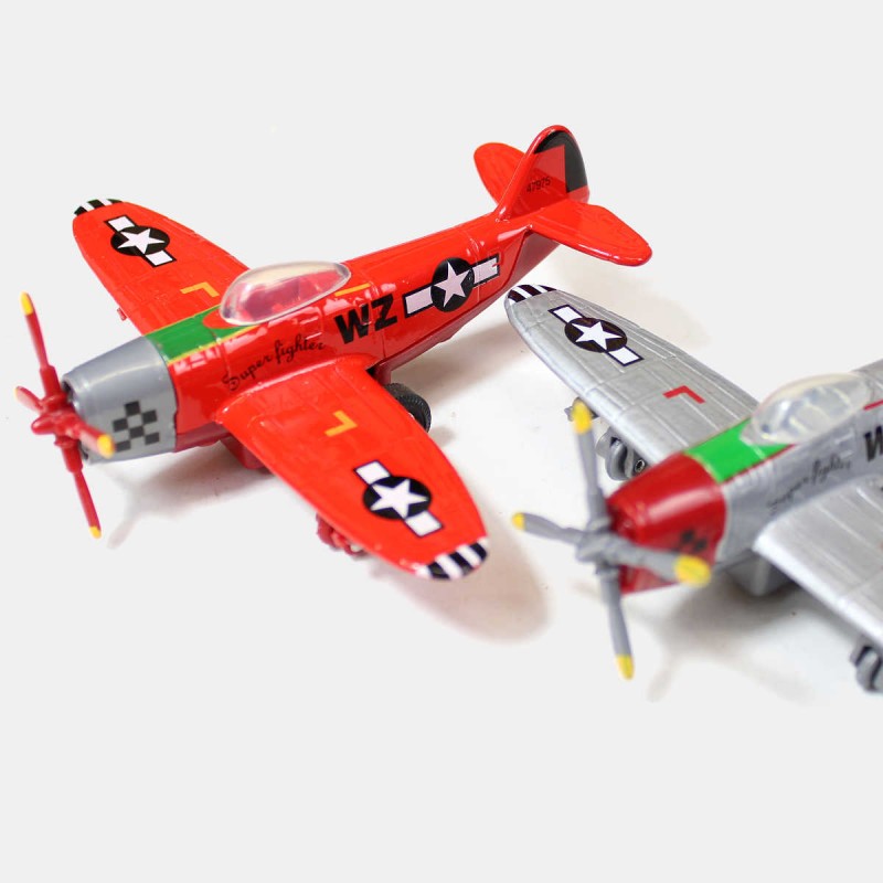 Avion miniature à rétro-friction - Spitfire - Différents coloris