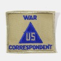 Patch Civilian War Correspondent