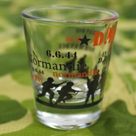 Small D-Day Glass