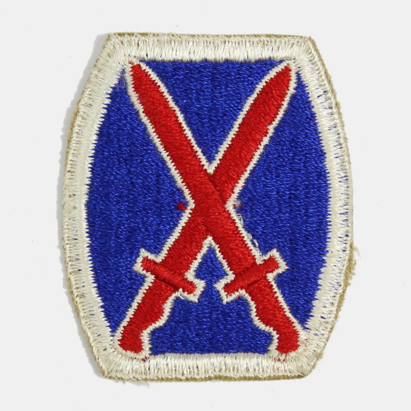 10TH MOUNTAIN PATCH DIVISION MONTAGNE USWWII SSI MILITARIA INSIGNE WW2