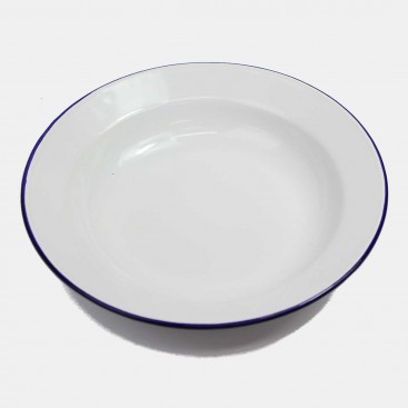 Enamelled plate