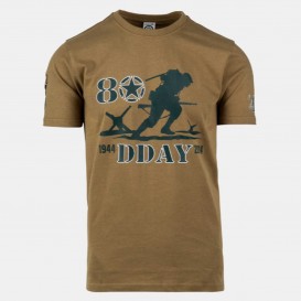 80th Dday Birthday Shirt - Coyote