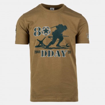 80th Dday Birthday Shirt - Coyote