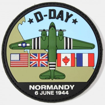 D-Day C-47 Patch PVC