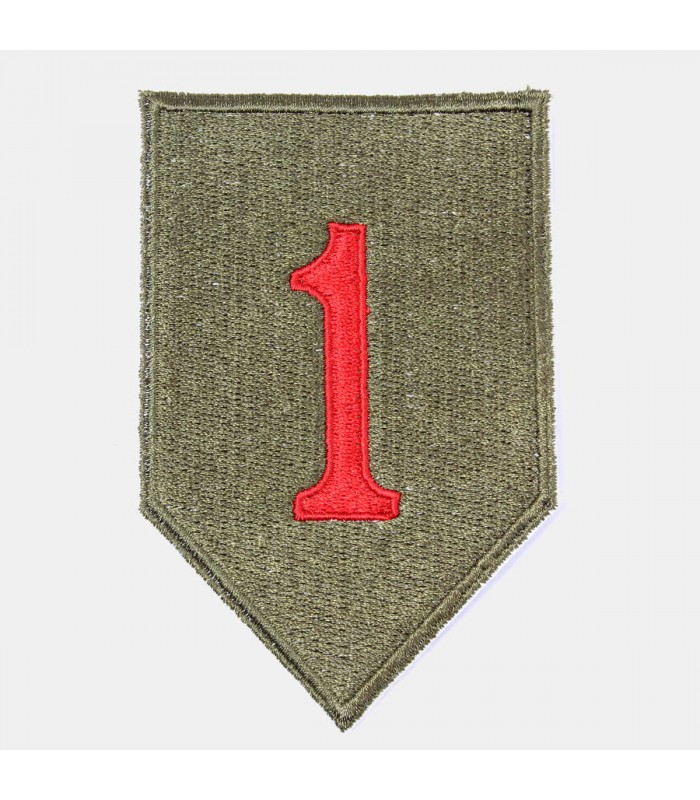 PATCH SSI INSIGNIA DIVIsion INFANTRY BIG RED ONE US ARMY 1944 WW2