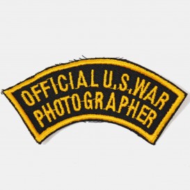 Official US War Photographer Patch