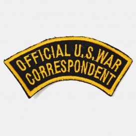Official US War Correspondant Patch