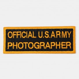Official US Army Photographer Patch