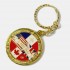 80th key ring - Gold