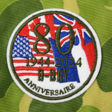 Patch 80ème - Vert foncé