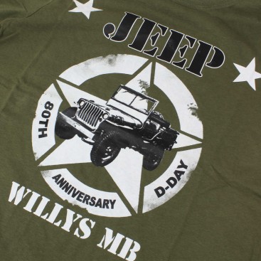 T-Shirt Jeep, D-Day 80th