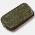 Green US WWII First-aid bandage box