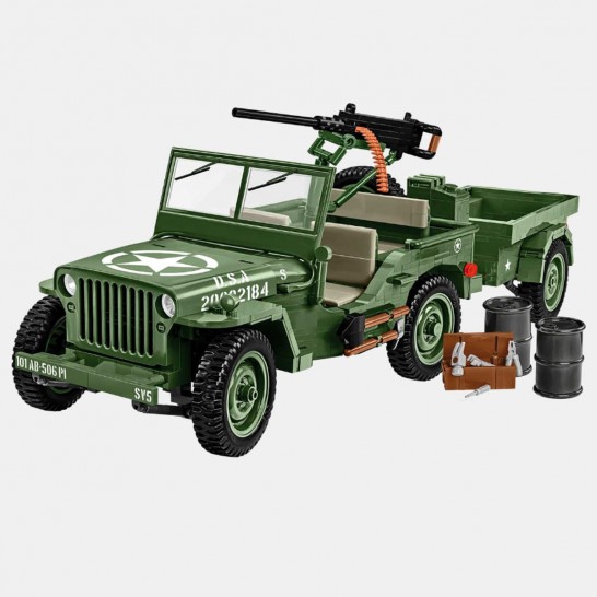 COBI Historical Collection Willys MB & M2 Gun 2296 Jeep | Klemmbausteine Militär