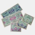Invasion notes set - Francs