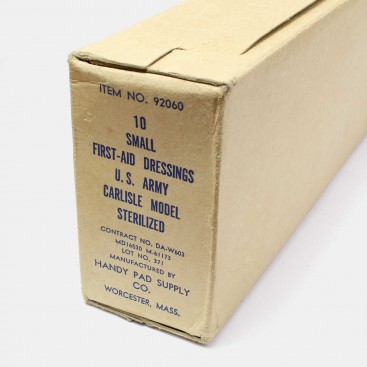 Carton vide - First-aid dressings