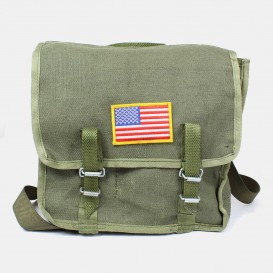 USA Flag Musette Bag