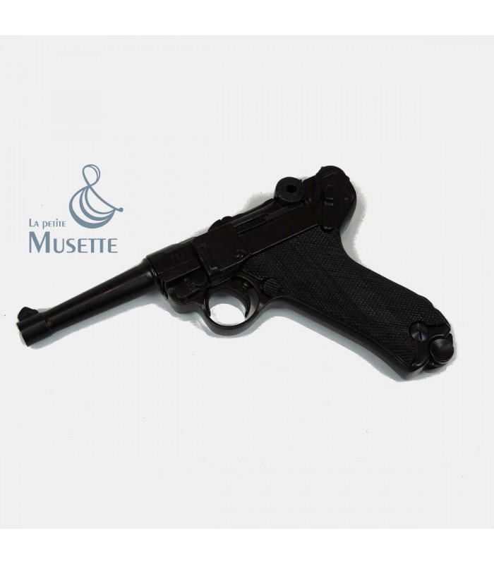 Pistolet Jouet Luger En Plastique Soufflé - Vintage Années 60-70 - Neuf De Stock