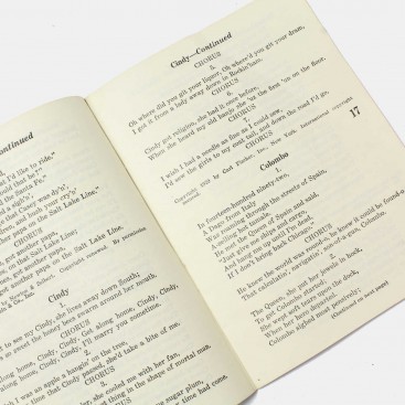 Army Song Book