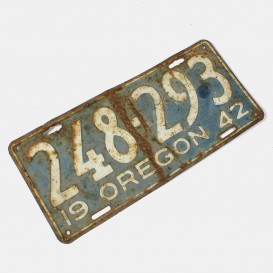 Plate - Oregon 1942