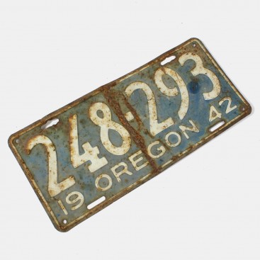 Plate - Oregon 1942