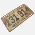 Plate - Maine 1942