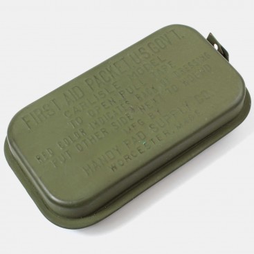 Steel US WWII First-aid bandage box