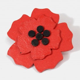 Big Poppy pin