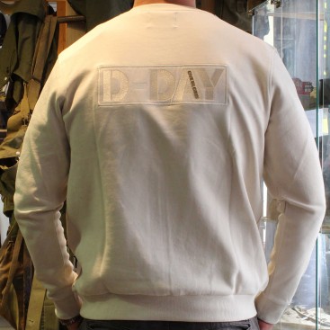 Sweatshirt US Army - Ecru