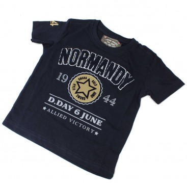 T-Shirt Enfant Star, Bleu