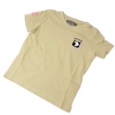 T-Shirt Enfant - 101st Airborne, Beige