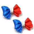 Boucles d'oreilles - Noeuds tricolores