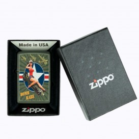 Pin-Up Bomb Babe Zippo Lighter