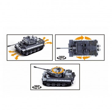 Sluban Army RC German tiger